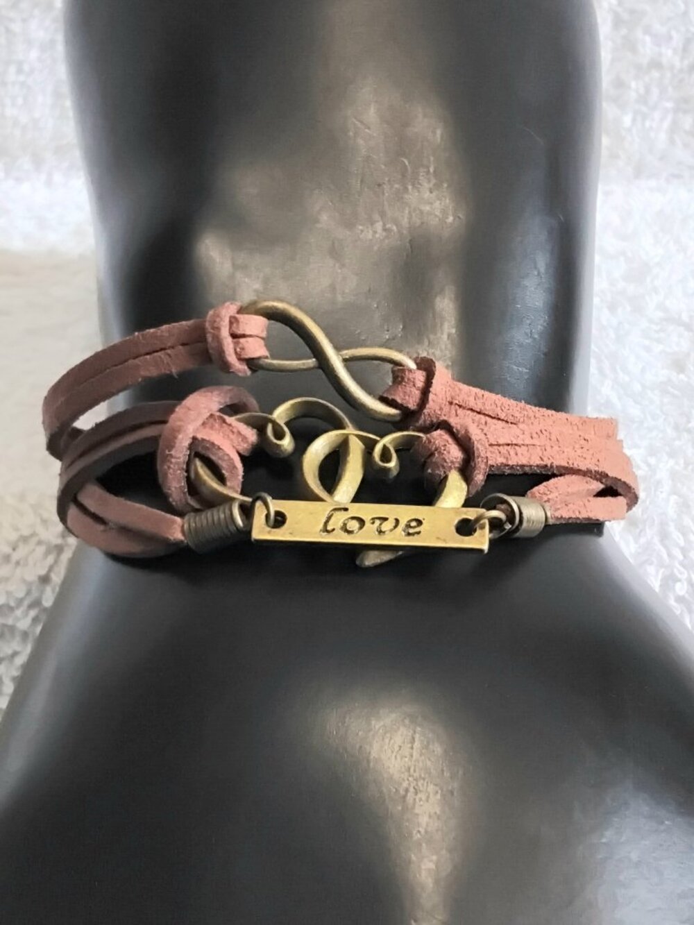 BNWOT 3/$25 Florence Scovel 7" Double Heart Love Bracelet Fashion Jewelry!!